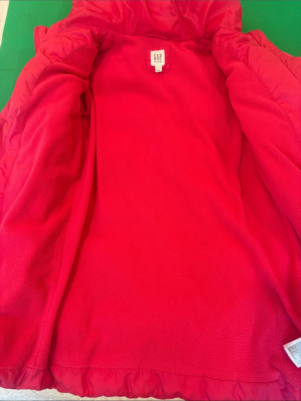 GAP Bright Pink Girls' Puffer Coat with Hood